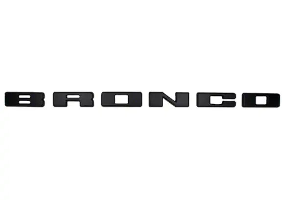 Bronco 2021+ Grille Lettering Overlay Kit