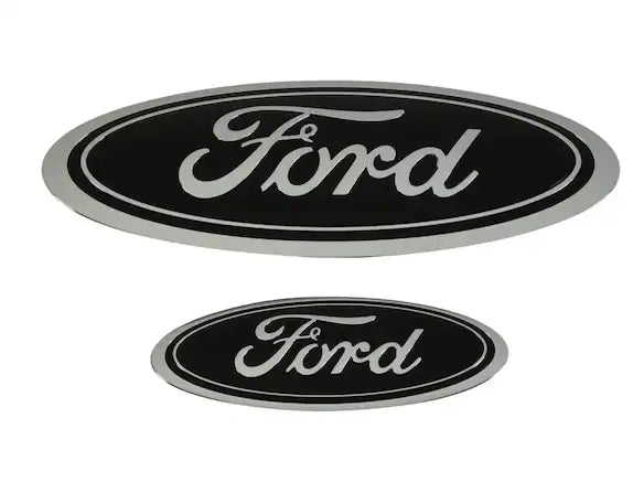 Explorer 2022-2025 2pc Ford Oval Badges - Black