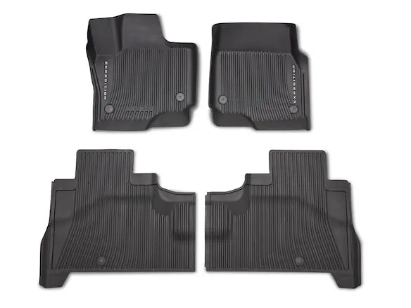 Expedition 2025, Floor Liner, All-Weather, 4-pc, Black