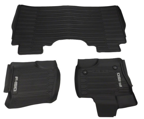 F-150 Supercrew 2015-25 3PC All Weather Floor Liner Set