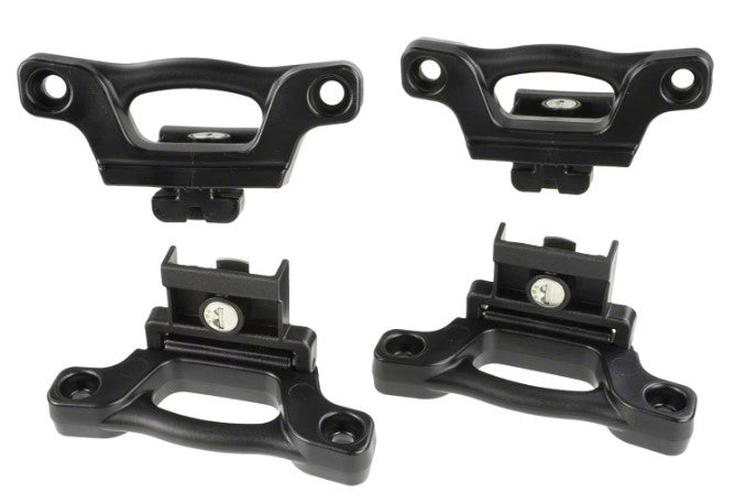 PREMIUM CARBON BLACK LOCKING BED CLEAT 4PC KIT