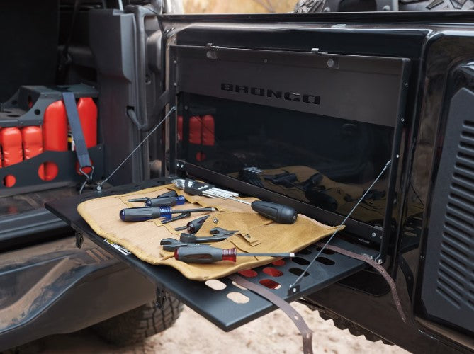 BRONCO 2021-2023 TAILGATE FOLDING TABLE FOR REAR SWING GATE
