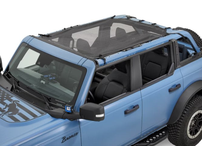 BRONCO 4DR 2021-2024 SOFT MESH BIMINI TOP