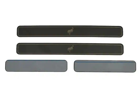 Bronco Sport 2021-2025 Black Platinum Door Sill Plates
