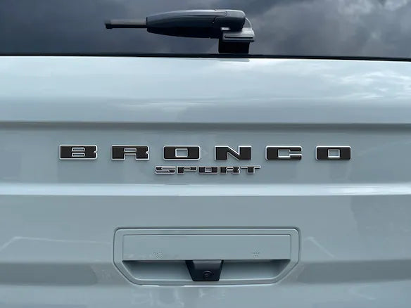 Bronco Sport 2021-2025 TufSkinz Matte Black Liftgate Lettering