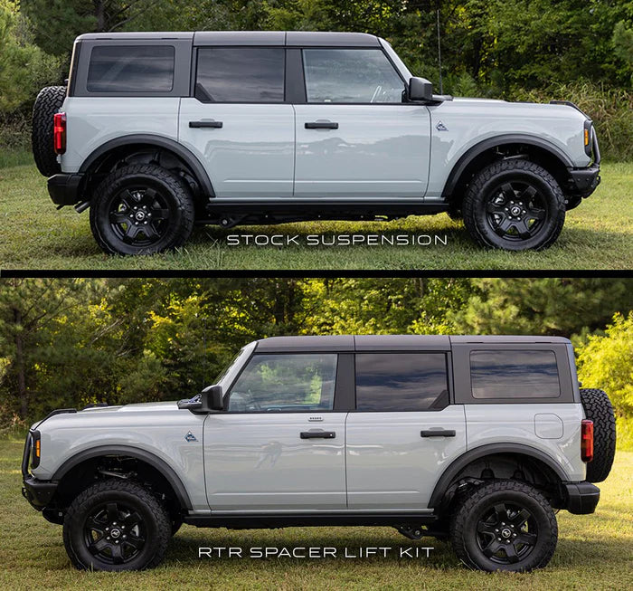 RTR Billet Spacer Lift (21+ Bronco W/O Sasquatch Suspension)