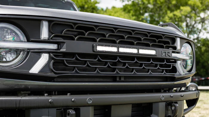 RTR Lightbar Grille W/ LED Lights (21+ Bronco W/O 360 Camera)