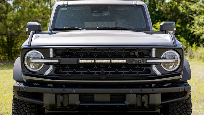 RTR Lightbar Grille W/ LED Lights (21+ Bronco W/O 360 Camera)