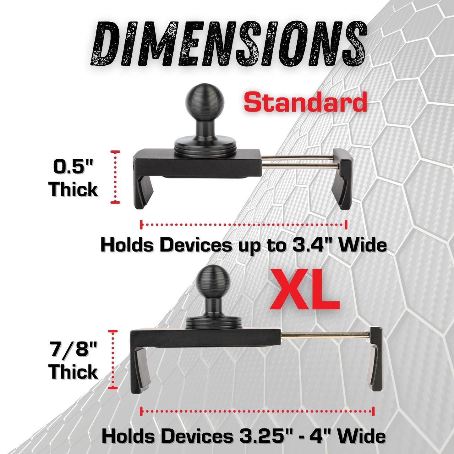 2015-2020 F-150, 2017-22 F-250/350/450 2018-2021 EXPEDITION BULLETPOINT DASH PHONE MOUNT