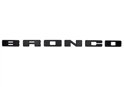 Bronco 2021+ Grille Lettering Overlay Kit