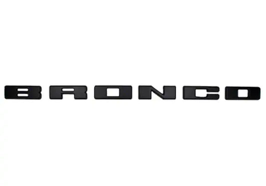 Bronco 2021+ Grille Lettering Overlay Kit