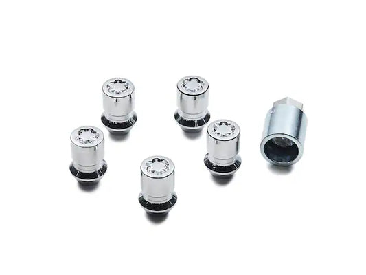 Bronco 2021-2025 Chrome Plated Wheel Locks for Exposed Lugs