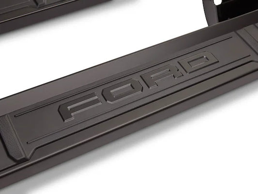 F-150 2021-2025 Tubular Base Painted Accent Color Step Bars