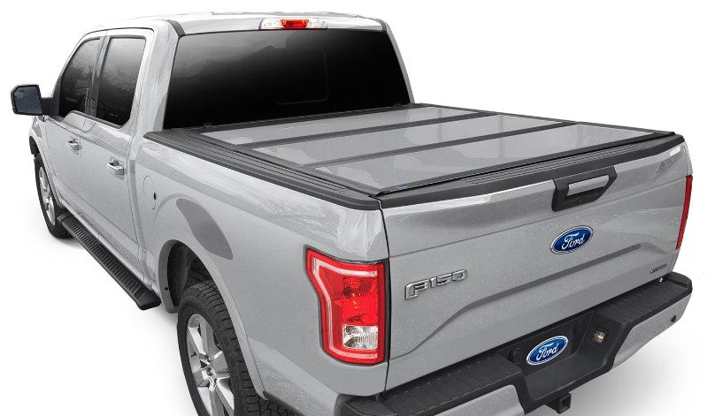 F-150 2015-2020 UNDERCOVER INGOT SILVER METALLIC HARD FOLDING TONNEAU COVER FOR 5.5' BED