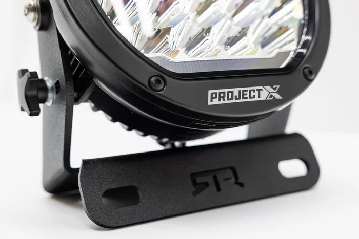 RTR Front Bumper Light Mount Kit W/ Project X HP.70 Lights (21+ Bronco W/ Modular Bumper)