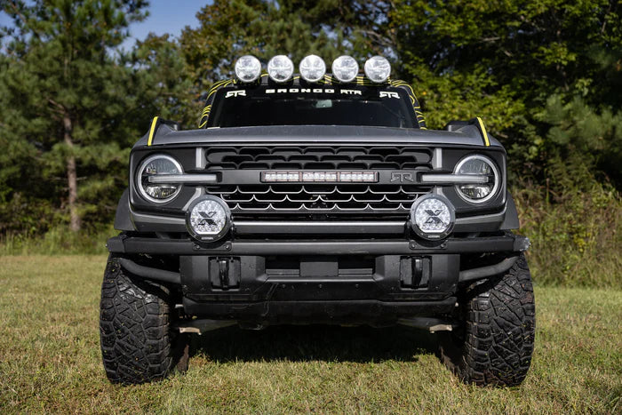 RTR Front Bumper Light Mount Kit W/ Project X HP.70 Lights (21+ Bronco W/ Modular Bumper)