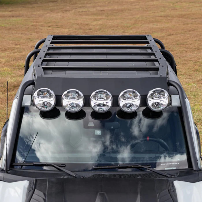 RTR Roof Rack & Light Bar W/ Project X Lights (21+ Bronco - All)